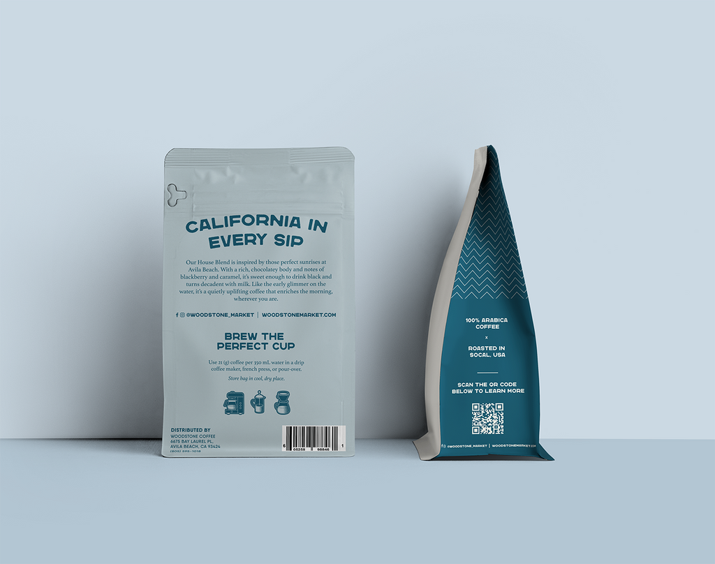 Woodstone Whole Bean Coffee - House Blend